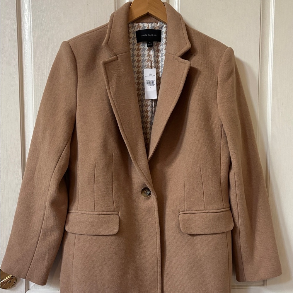 New Brown Women's Long Coat by Ann Taylor